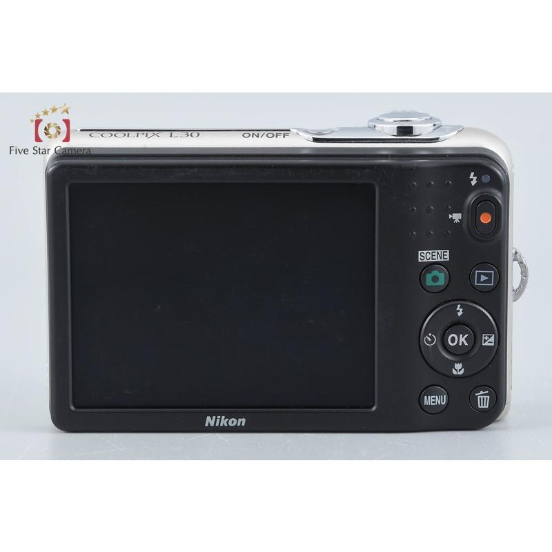 ニコン（Nikon） 【中古】Nikon COOLPIX L30 シルバー コンパクト