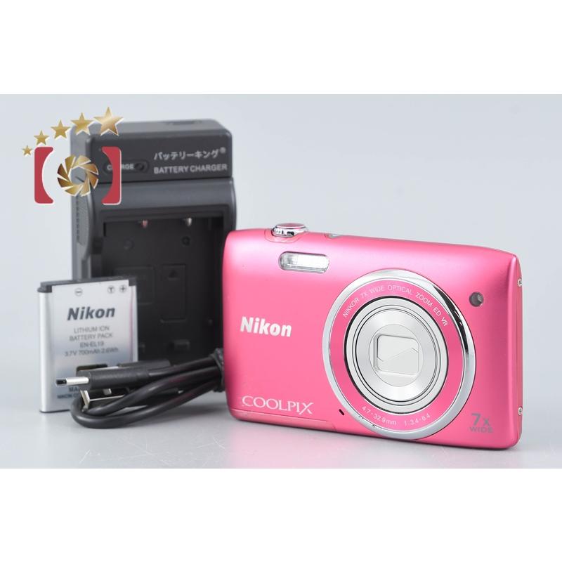 ニコン（Nikon） 【中古】Nikon COOLPIX S3500 ストロベリーピンク