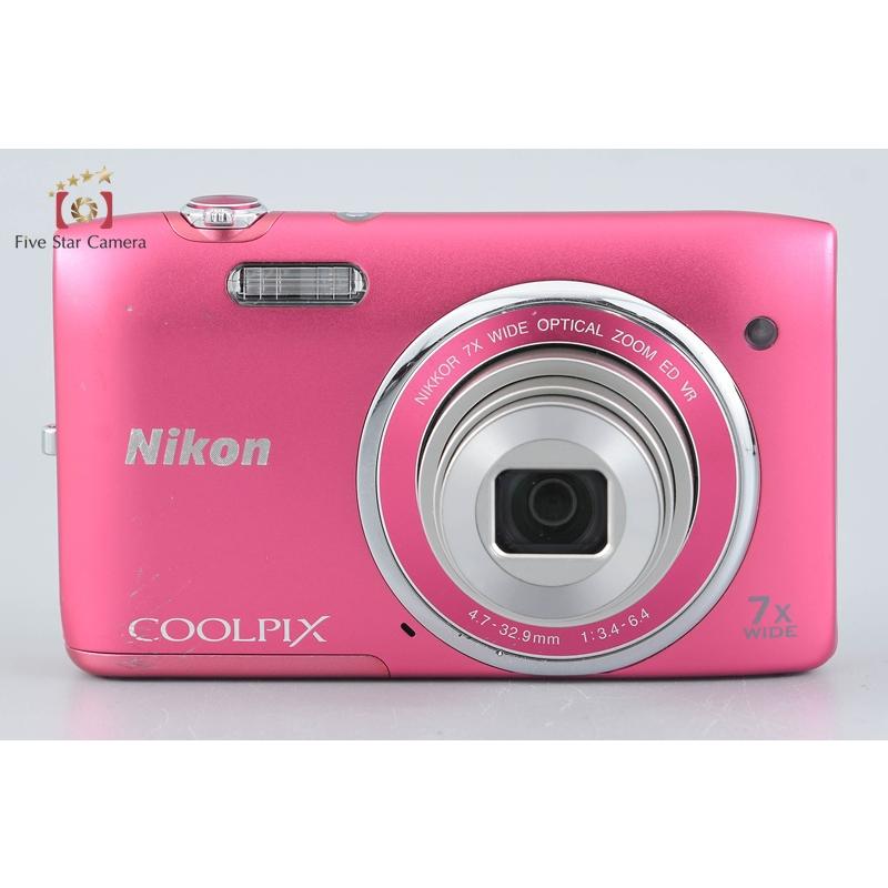 【中古】Nikon ニコン COOLPIX S3500 ストロベリーピンク コンパクトデジタルカメラ ニコン（Nikon） 【中古】Nikon COOLPIX S3500 ストロベリーピンク