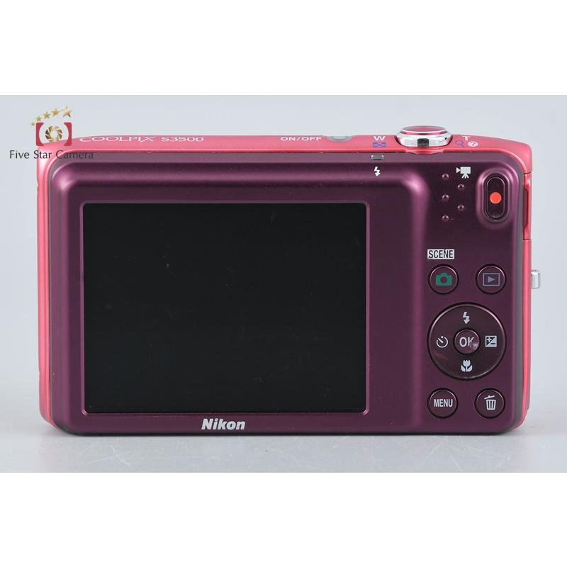 ニコン（Nikon） 【中古】Nikon COOLPIX S3500 ストロベリーピンク