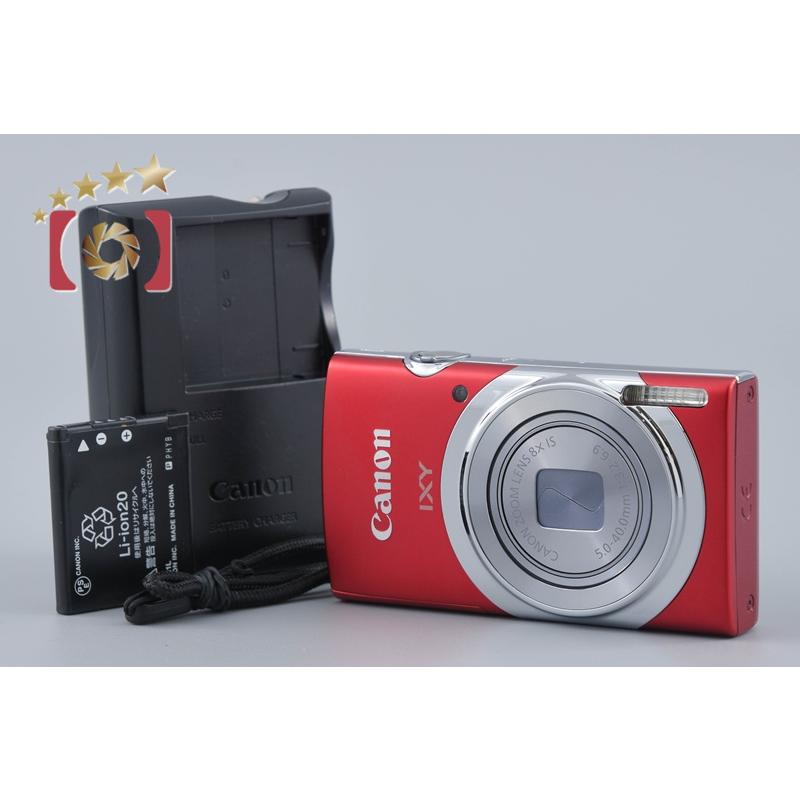 超美品 Canon IXY 130 コンパクトデジタルカメラ レッド キヤノン キヤノン（Canon） 【中古】Canon IXY 130 レッド コンパクトデジタル