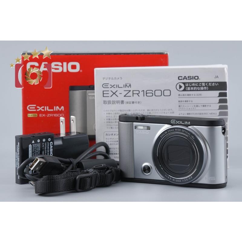CASIO（カシオ） 【中古】CASIO HIGH SPEED EXILIM EX-ZR1600 シルバー