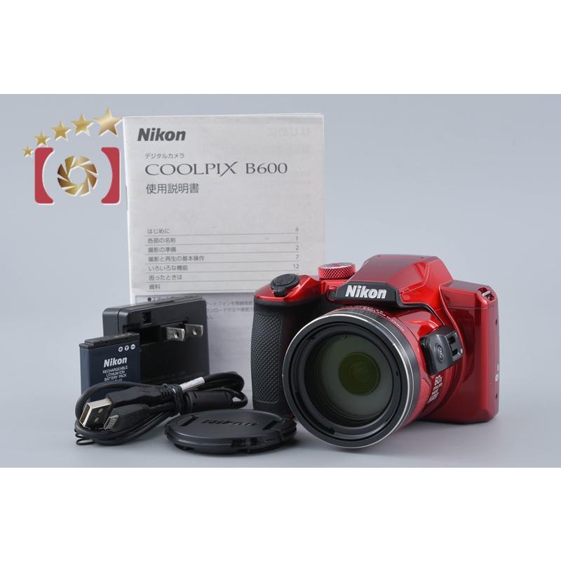 【美品♪】Nikon COOLPIX B600 レッド ニコン（Nikon） 【中古】Nikon COOLPIX B600 レッド コンパクト