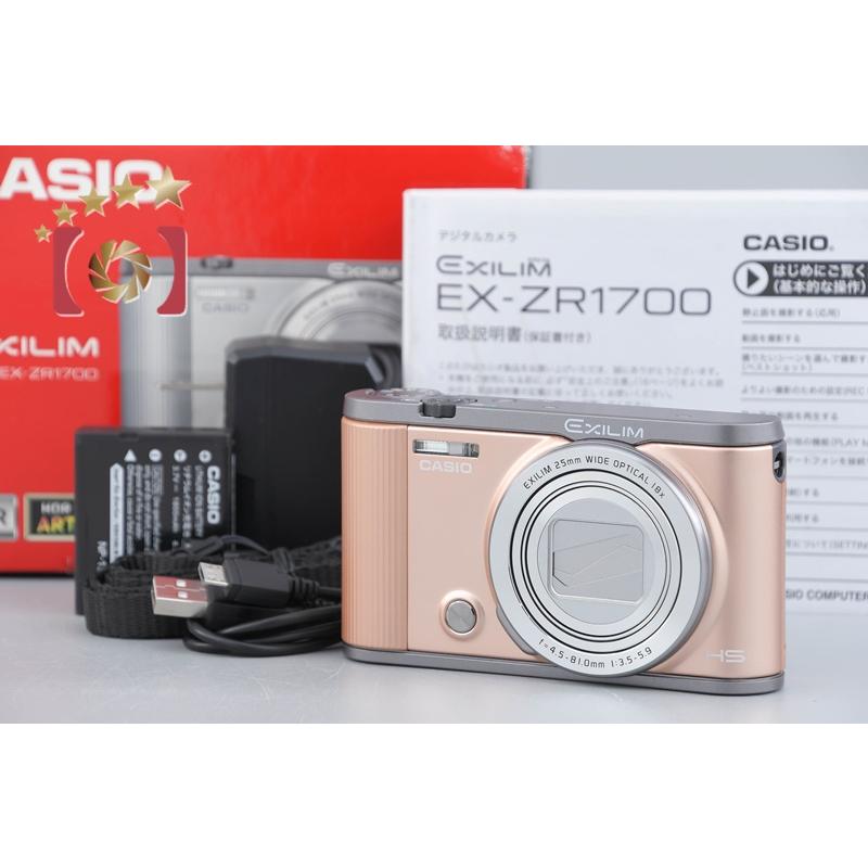【美品】CASIO EXILIM EX-ZR1700 ゴールド CASIO（カシオ） 【中古】CASIO HIGH SPEED EXILIM EX-ZR1700 ゴールド