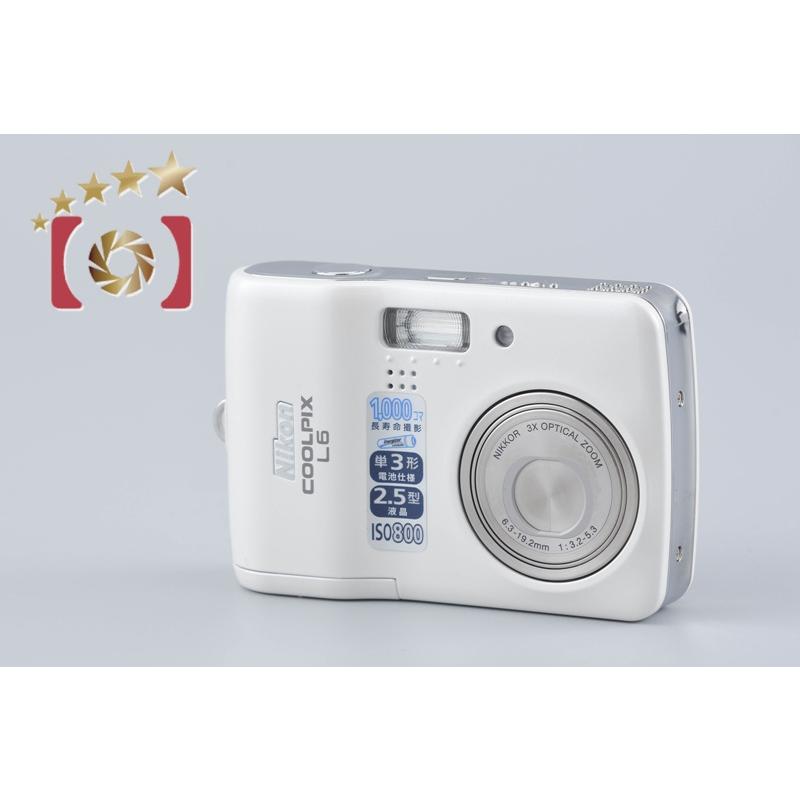 ニコン（Nikon） 【中古】Nikon COOLPIX L6 ホワイト コンパクト 