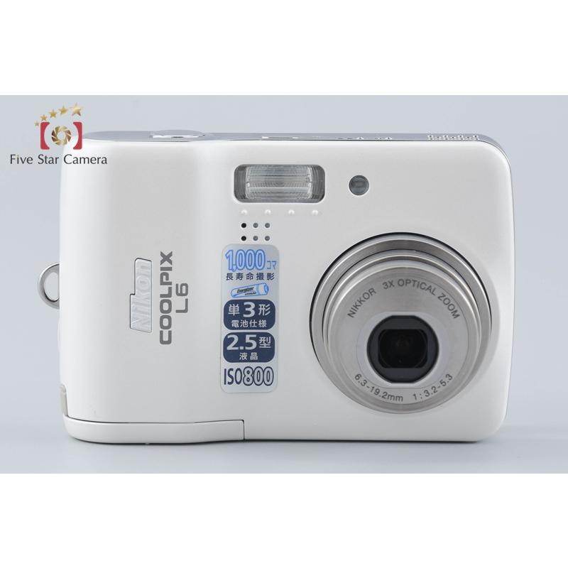 ニコン（Nikon） 【中古】Nikon COOLPIX L6 ホワイト コンパクト 