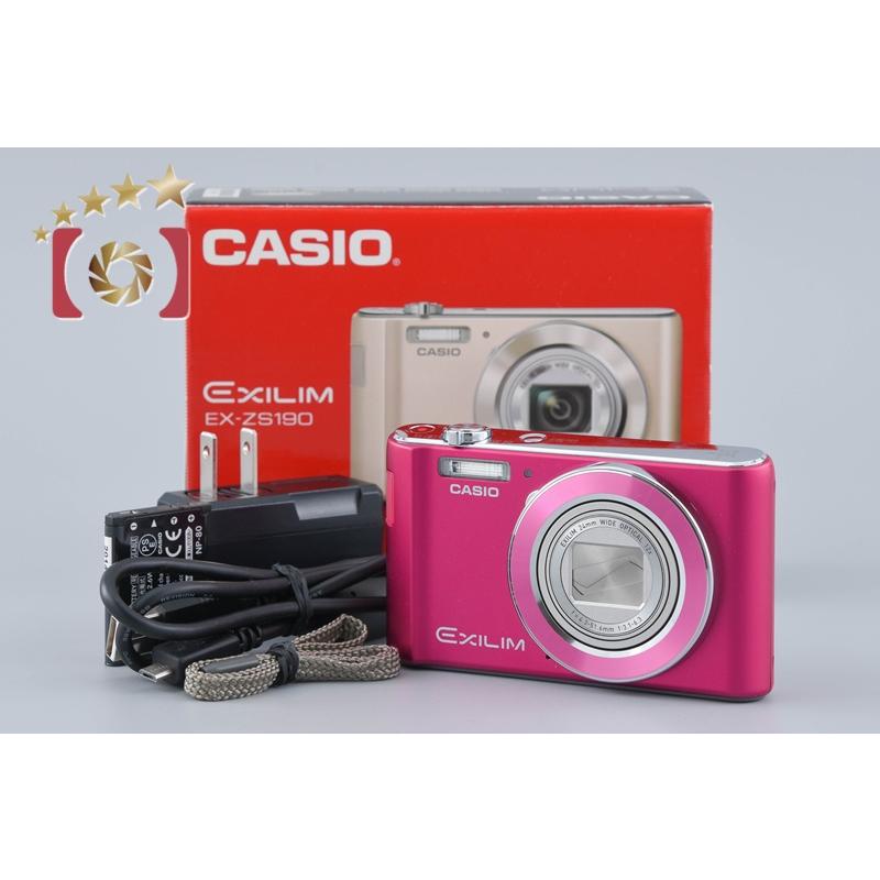 CASIO（カシオ） 【中古】Casio EXILIM EX-ZS190 ピンク コンパクト