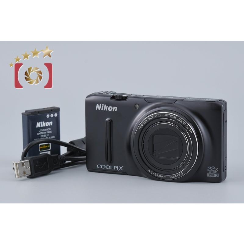 中古Nikon COOLPIX S9500 コンパクトデジタルカメラ ニコン（Nikon） 【中古】Nikon COOLPIX S9500 マットブラック