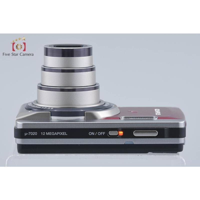 オリンパス（OLYMPUS） 【中古】OLYMPUS μ-7020 レッド コンパクト