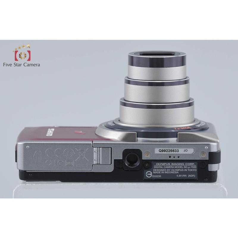 オリンパス（OLYMPUS） 【中古】OLYMPUS μ-7020 レッド コンパクト