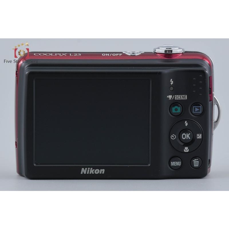 ニコン（Nikon） 【中古】Nikon COOLPIX L23 レッド コンパクト