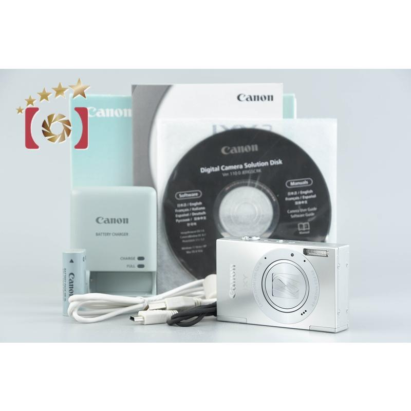 【中古】Canon キヤノン IXY 3 シルバー コンパクトデジタルカメラ 元箱付き キヤノン（Canon） 【中古】Canon IXY 3 シルバー コンパクトデジタル