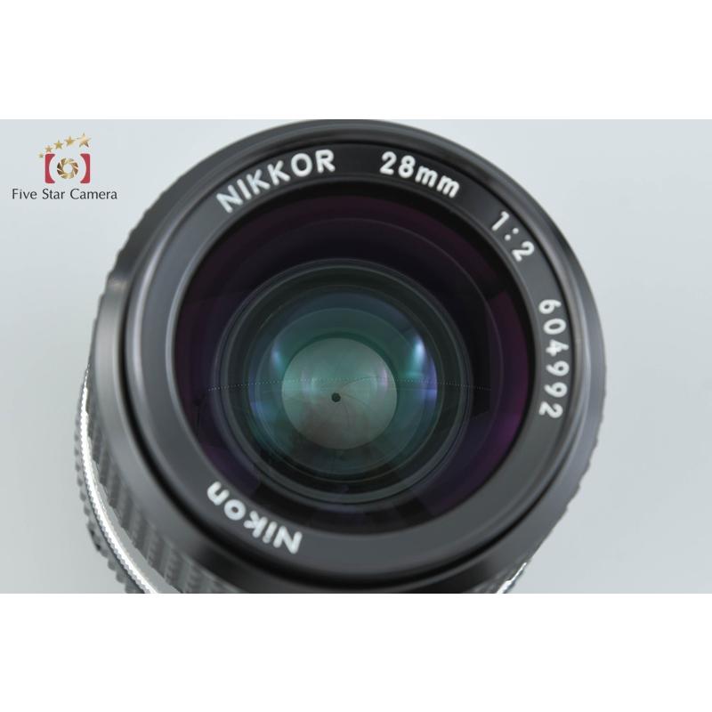 ニコン（Nikon） 【中古】Nikon Ai-S NIKKOR 28mm f/2 : 中古カメラの 
