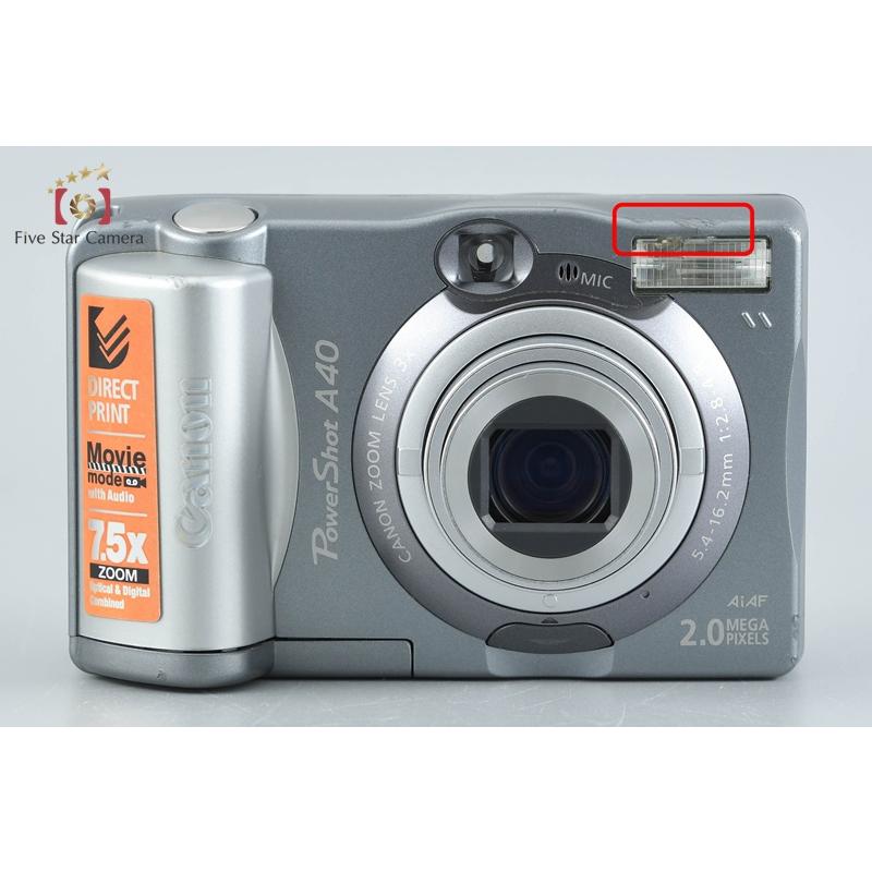 【未使用品】Canon パワーショット A40 キヤノン（Canon） 【中古】Canon PowerShot A40 シルバー コンパクト