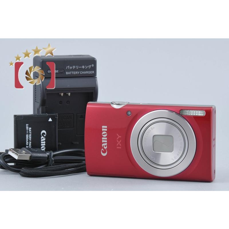 【中古】Canon キヤノン IXY 180 レッド コンパクトデジタルカメラ キヤノン（Canon） 【中古】Canon IXY 180 レッド コンパクトデジタル