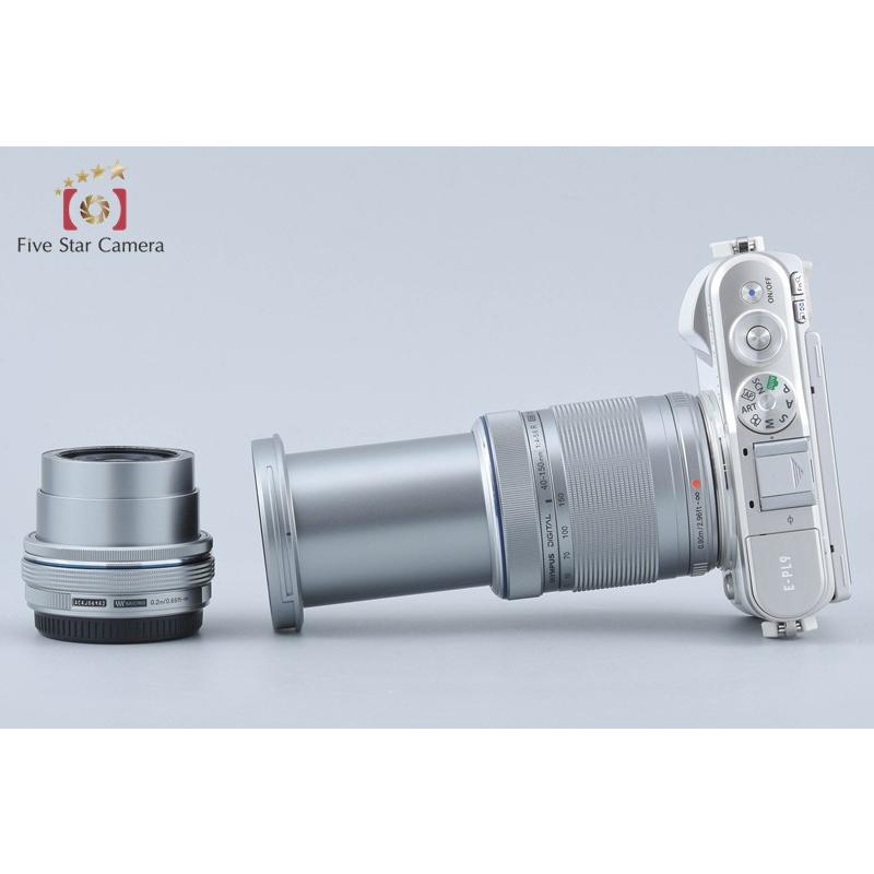 OLYMPUS PEN E-PL9 ダブルズームキット シャッター数644回 オリンパス（OLYMPUS） 【中古】OLYMPUS PEN E-PL9 ホワイト EZ ダブル