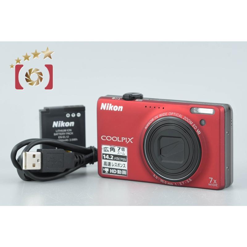 ニコン（Nikon） 【中古】Nikon COOLPIX S6000 フラッシュレッド