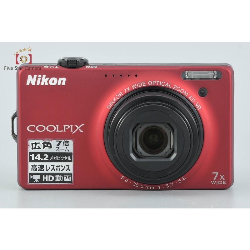 ニコン（Nikon） 【中古】Nikon COOLPIX S6000 フラッシュレッド