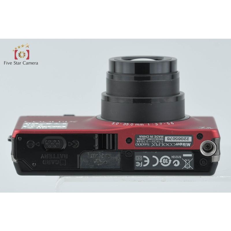 COOLPIX Nikon レッド クールピクス｜Yahoo デジタルカメラ レッド S6000 COOLPIX Nikon 中古 Ｓ6000 デジタルカメラ