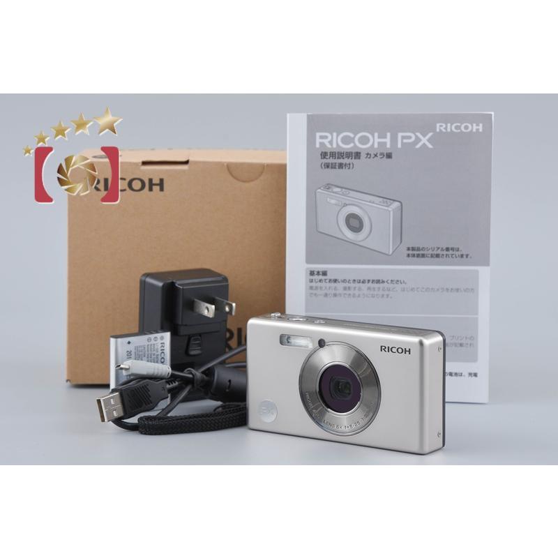 【中古】RICOH リコー PX シャンパンシルバー 防水デジタルカメラ リコー（RICOH） 【中古】RICOH PX シャンパンシルバー 防水デジタル