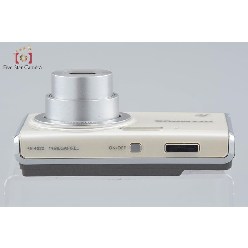 オリンパス FE-4020 パールホワイト コンデジ カメラ 中古 オリンパス（OLYMPUS） 【中古】OLYMPUS FE-4020 パールホワイト