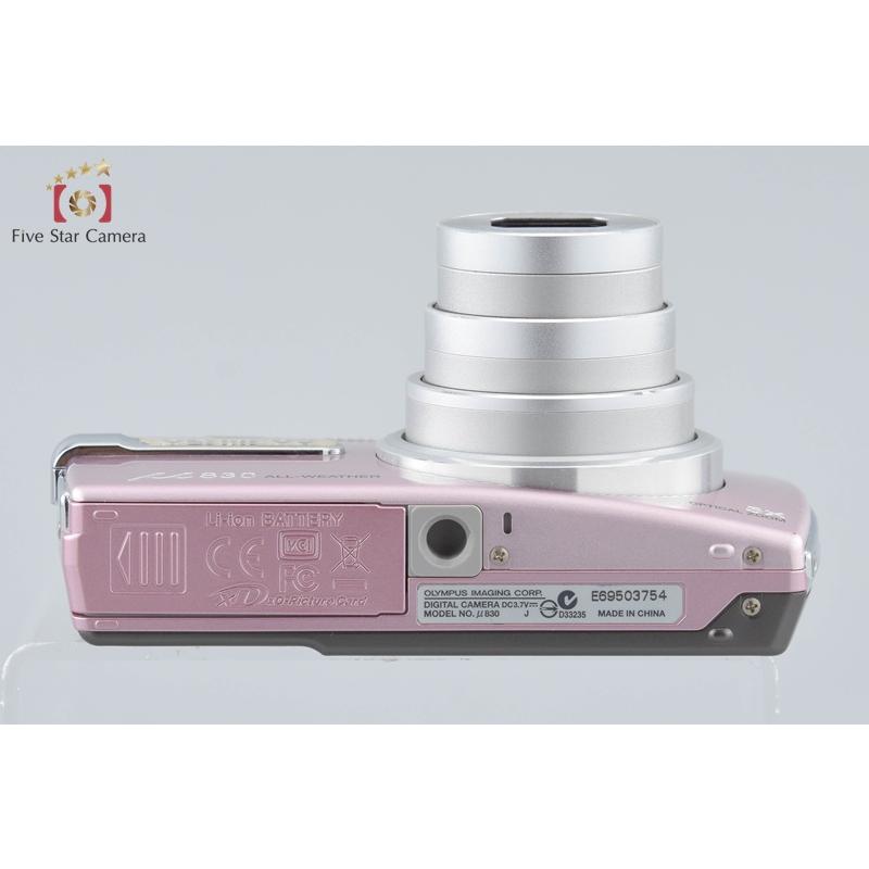 【動作確認済】OLYMPUS μ830 デジカメ 可愛いピンク 希少カラー オリンパス（OLYMPUS） 【中古】OLYMPUS μ830 シャイニーピンク