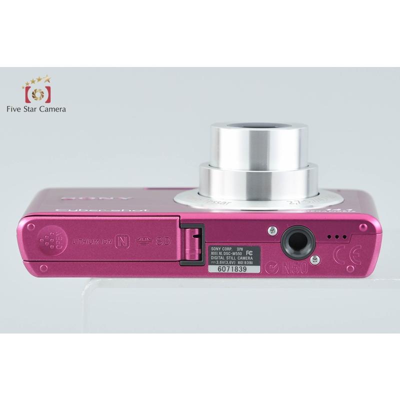 SONY（ソニー） 【中古】SONY Cyber-shot DSC-W550 ピンク コンパクト