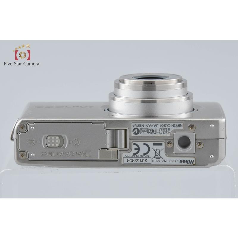 【中古】Nikon デジタルカメラ COOLPIX (クールピクス) S510 シルバー COOLPIXS510S ニコン（Nikon） 【中古】Nikon COOLPIX S510 シルバー コンパクト