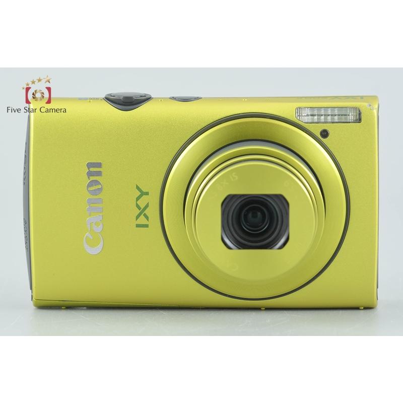 カメラ Canon IXY 600f コンパクトデジタルカメラ 黄緑