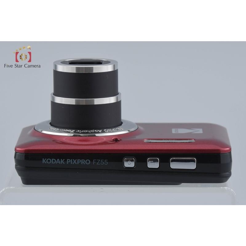 KODAK PIXPRO FZ55 RED充電式{中古} Kodak（コダック） コンパクトデジタルカメラ 充電式 PIXPRO FZ55 デジタルカメラ