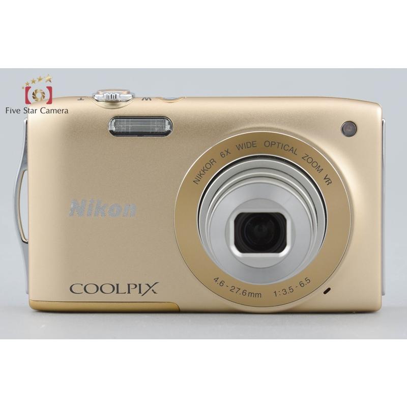 【中古】Nikon デジタルカメラ COOLPIX (クールピクス) S3300 ニコン（Nikon） 【中古】Nikon COOLPIX S3300 スイートゴールド