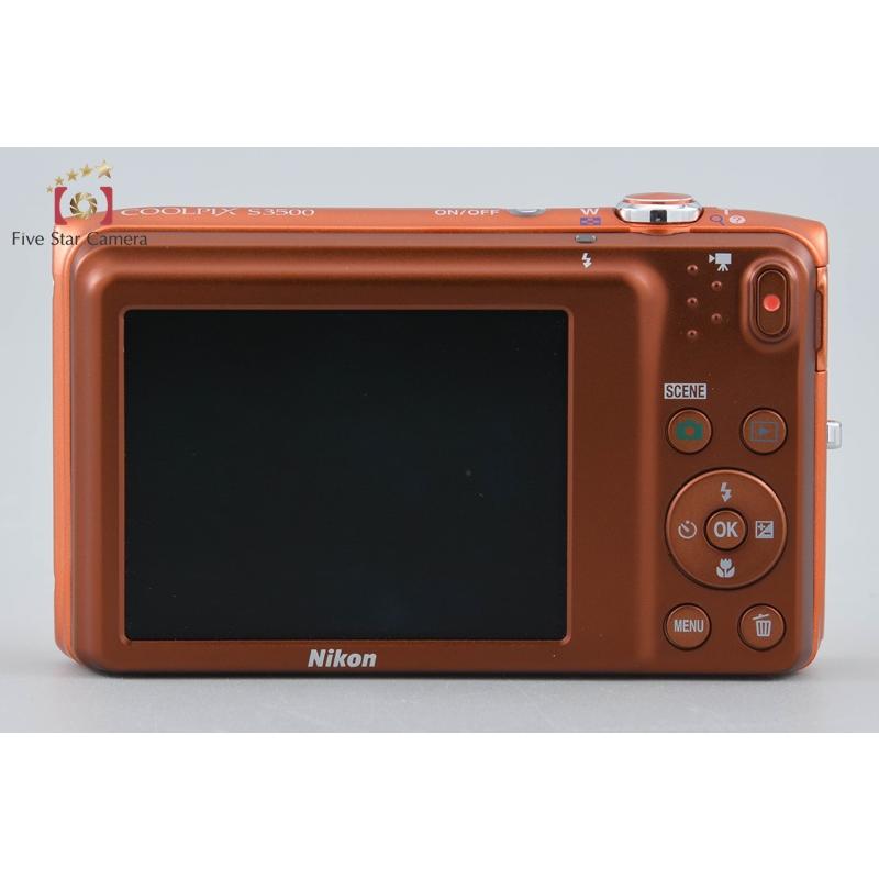 ニコン（Nikon） 【中古】Nikon COOLPIX S3500 アプリコットオレンジ