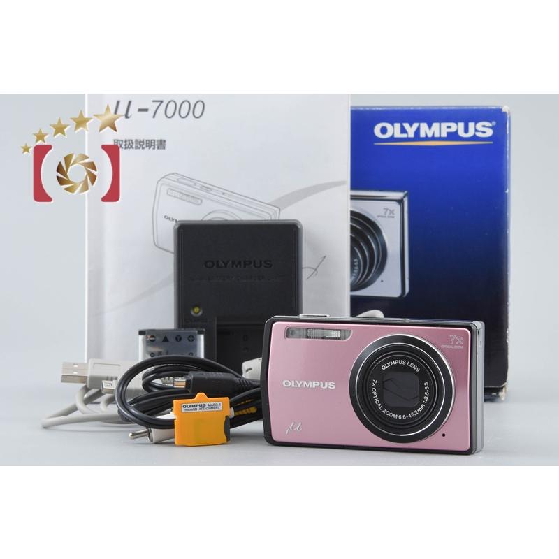 オリンパス（OLYMPUS） 【中古】OLYMPUS μ-7000 ピンク コンパクト