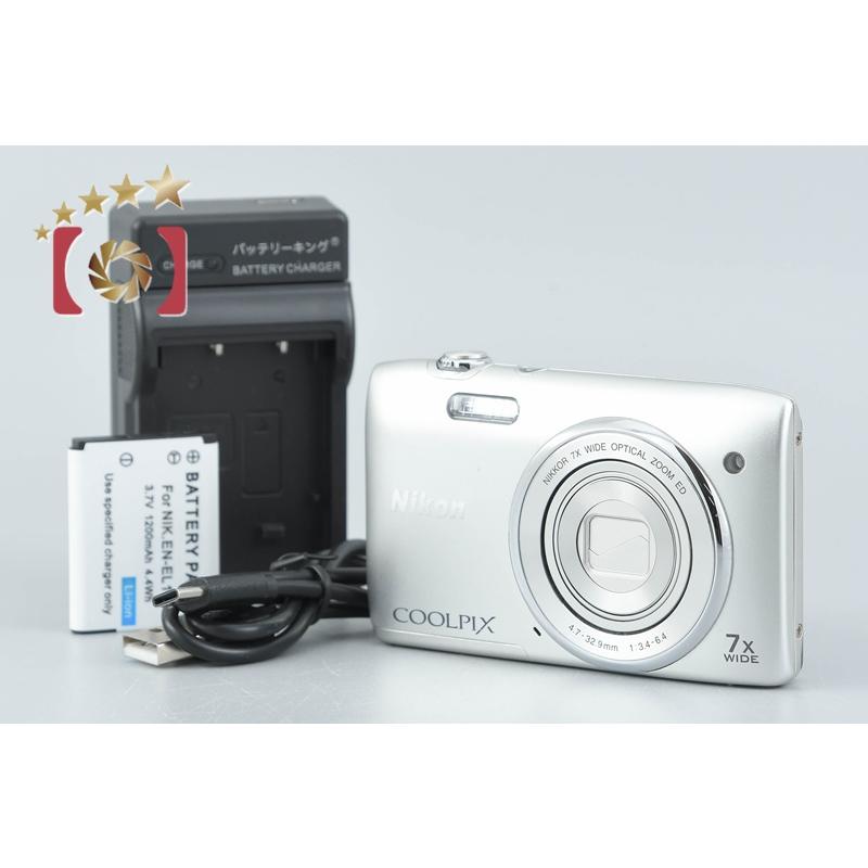 ニコン（Nikon） 【中古】Nikon COOLPIX S3400 クリスタルシルバー