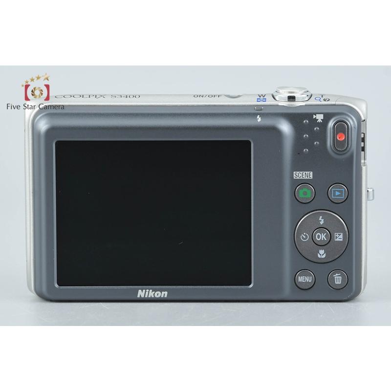ニコン（Nikon） 【中古】Nikon COOLPIX S3400 クリスタルシルバー