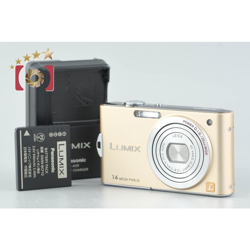 Panasonic LUMIX DMC-FX66 ゴールド 中古品 Panasonic（パナソニック） 【中古】Panasonic LUMIX DMC-FX66