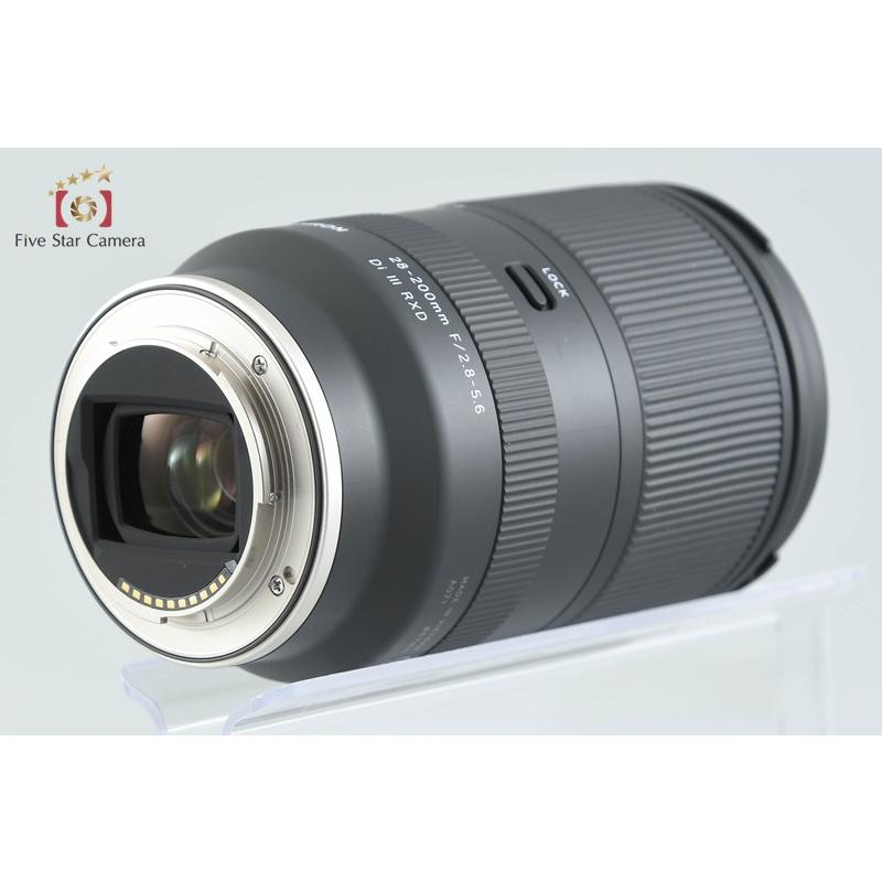 【中古】TAMRON タムロン A071 28-200mm f/2.8-5.6 Di III RXD ソニーEマウント用 元箱付きの画像