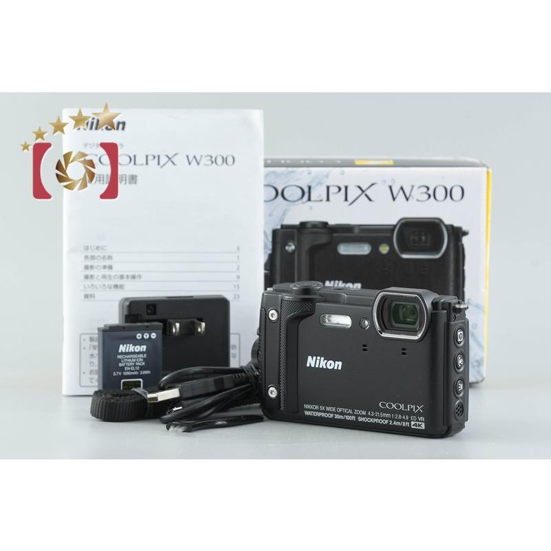 ニコン（Nikon） 【中古】Nikon COOLPIX W300 ブラック コンパクト 