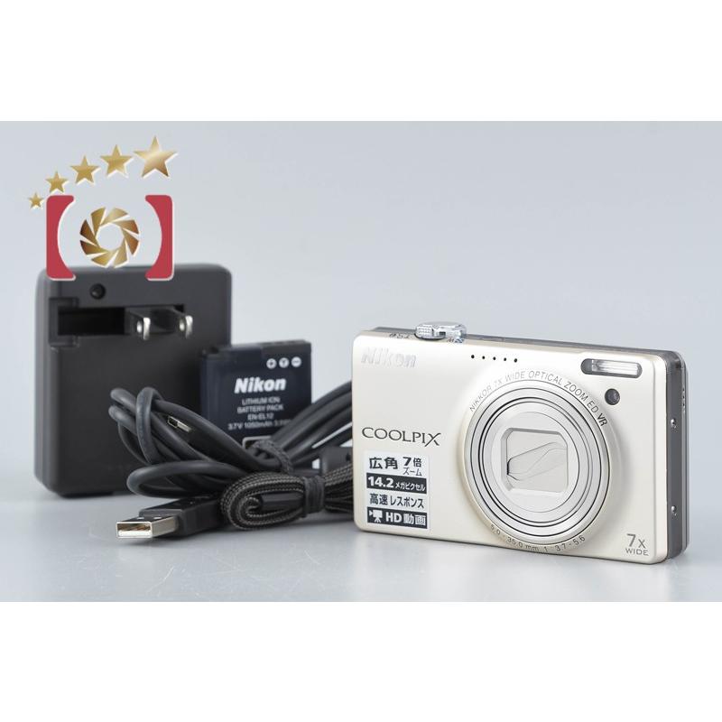 ニコン（Nikon） 【中古】Nikon COOLPIX S6000 シャンパンシルバー