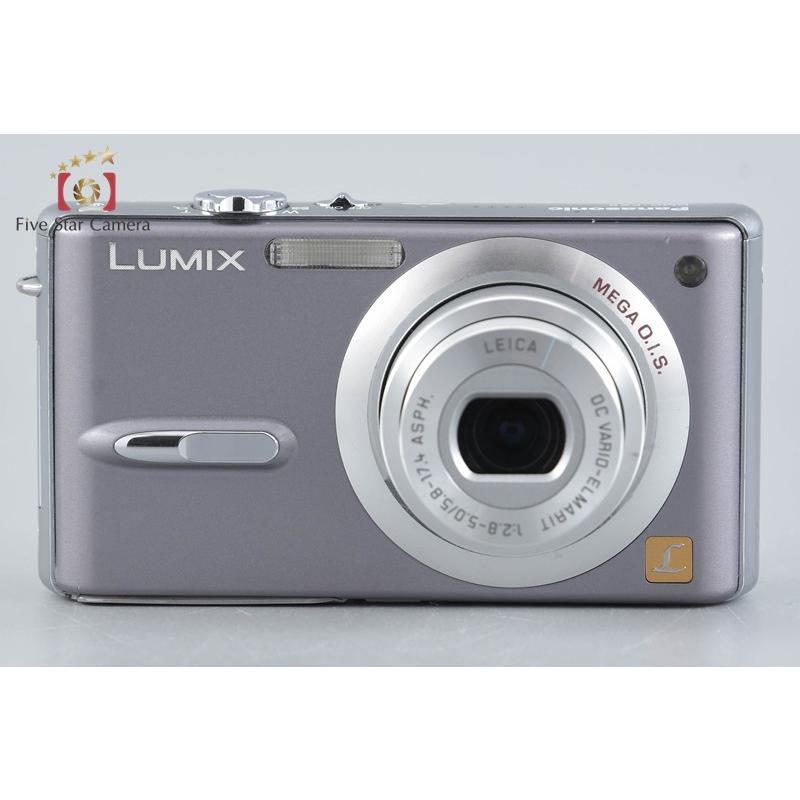 【美品 動作確認済】Panasonic DMC-FX9 LUMIX 【中古】Panasonic Panasonic（パナソニック） モーブグレー DMC-FX9 LUMIX デジタルカメラ