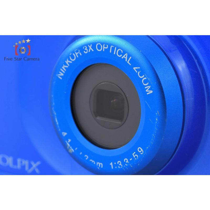 Nikon S33 デジタルカメラ 中古　動作確認済 ニコン（Nikon） 【中古】Nikon COOLPIX S33 ブルー コンパクト