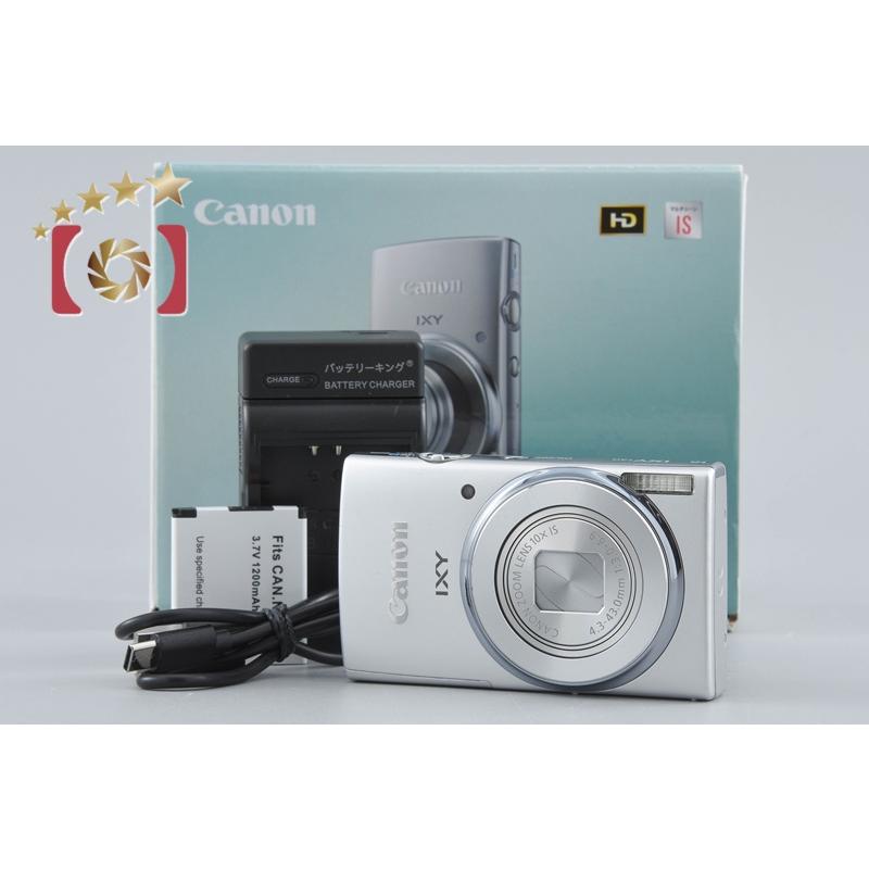 キヤノン　Canon IXY 140 シルバー　箱あり　動作確認済み キヤノン（Canon） 【中古】Canon IXY 140 シルバー コンパクト