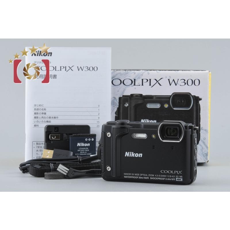 ニコン（Nikon） 【中古】Nikon COOLPIX W300 ブラック コンパクト 