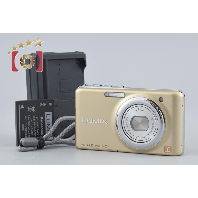 【美品です】LUMIX DMC-FX77 ゴールド コンパクトデジタルカメラ Panasonic（パナソニック） 【中古】Panasonic LUMIX DMC-FX77
