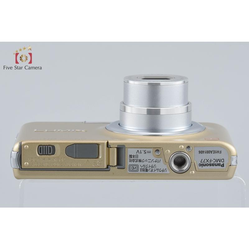 【美品です】LUMIX DMC-FX77 ゴールド コンパクトデジタルカメラ Panasonic（パナソニック） 【中古】Panasonic LUMIX DMC-FX77