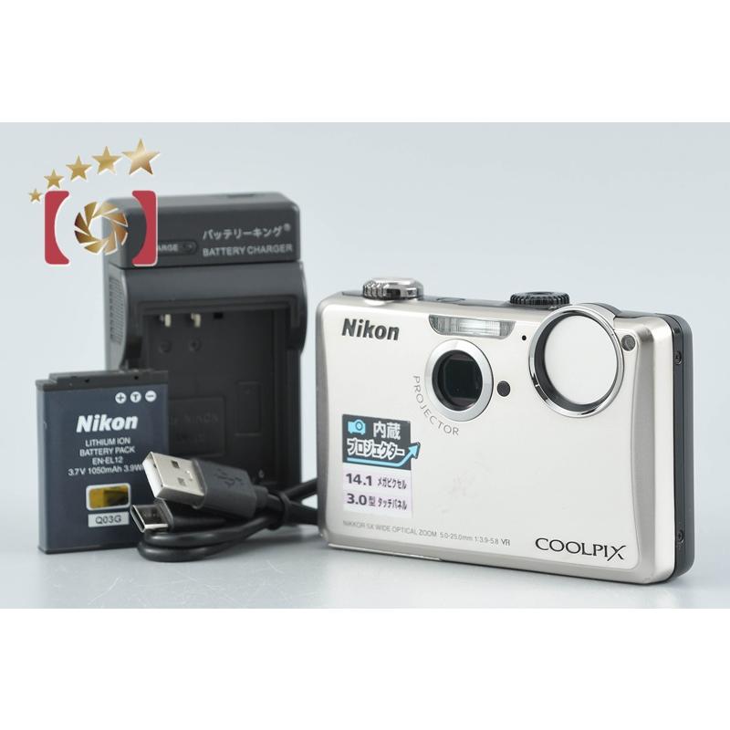 ニコン（Nikon） 【中古】Nikon COOLPIX S1100 pj シルバー コンパクト