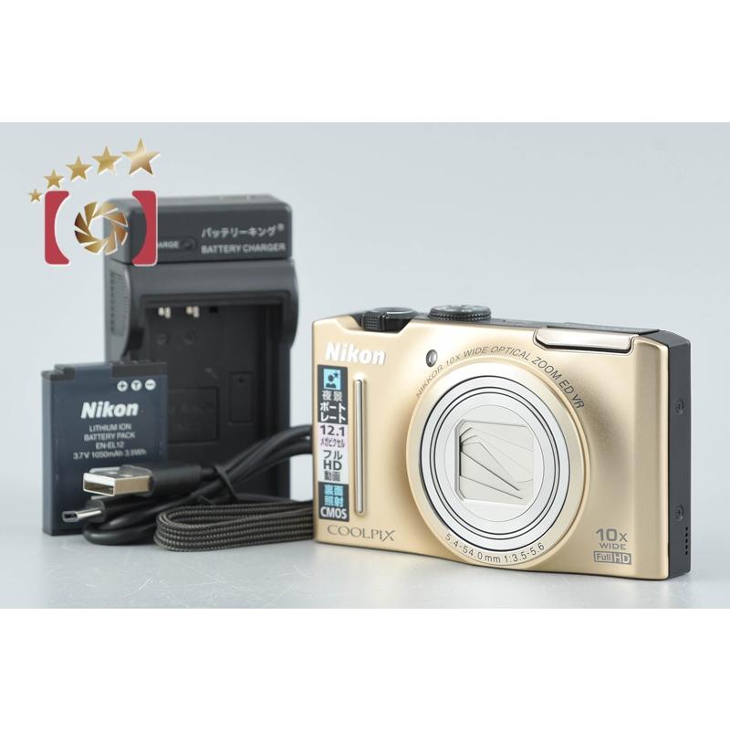 【美品】NIKON COOL PIX S8100 ゴールド　デジカメ ニコン（Nikon） 【中古】Nikon COOLPIX S8100 プレシャスゴールド