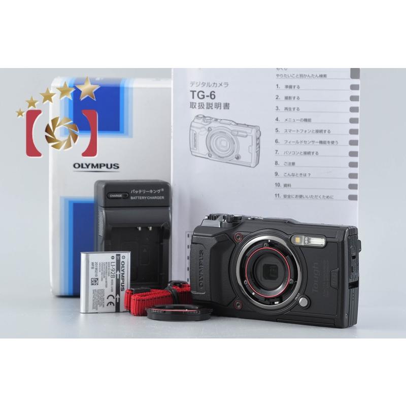 オリンパス　TG-6　OLYMPUS　動作確認済　美品　ブラック オリンパス（OLYMPUS） 【中古】OLYMPUS TOUGH TG-6 ブラック