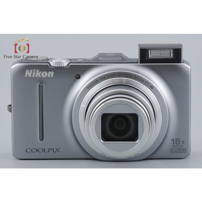 【美品】デジカメ NIKON COOLPIX S9300 シルバー ニコン（Nikon） 【中古】Nikon COOLPIX S9300 クリスタルシルバー