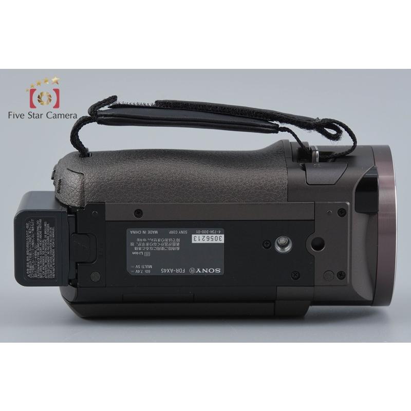 SONY FDR-AX45 ブラウン デジタルビデオカメラ 【中古】 SONY（ソニー） 【中古】SONY HANDYCAM FDR-AX45 ブロンズブラウン